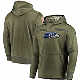 Nike Seahawks Olive Salute To Service Men's Pullove Hoodie,baseball caps,new era cap wholesale,wholesale hats
